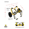 Heavy Duty Airless Cart (Mid-V™ & Flat Platform)