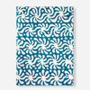 Graphene Puffer Blanket: Whirlpool Teal Ocean