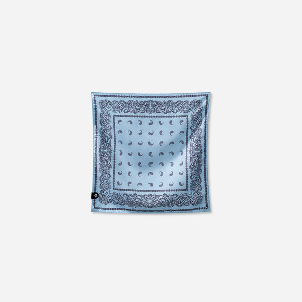 Bandana Towel: Paisley Pale Blue
