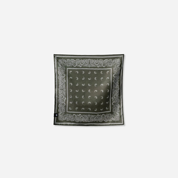 Bandana Towel: Paisley Forest Green
