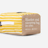 Graphene Puffer Blanket: Heritage Stripe Amber Sun