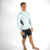 Vaikobi - Long Sleeve Rash Top - Silver/Black - Unisex