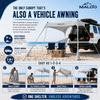 DualShade 10x10 Beach Canopy – Instant Sun Shelter & Vehicle-Mounted Awning