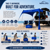 DualShade 10x10 Beach Canopy – Instant Sun Shelter & Vehicle-Mounted Awning