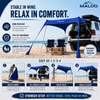 DualShade 10x10 Beach Canopy – Instant Sun Shelter & Vehicle-Mounted Awning