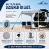 DualShade 10x10 Beach Canopy – Instant Sun Shelter & Vehicle-Mounted Awning