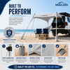 DualShade 10x10 Beach Canopy – Instant Sun Shelter & Vehicle-Mounted Awning