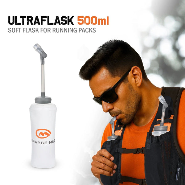 Orange Mud UltraFlask 500ml — No-Slosh Soft Flask