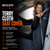 SeatGuard Terry Cloth Seat Cover (2-Pack) – Soft, Absorbent Seat Protector for Beach, Gym & Travel