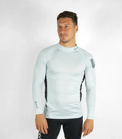 Vaikobi - Long Sleeve Rash Top - Silver/Black - Unisex