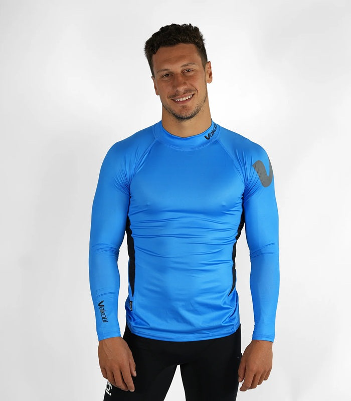Vaikobi - Long Sleeve Rash Top - Cyan