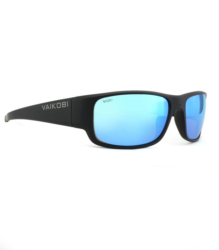 Vaikobi - Sorrento Polarized Sunglasses - Black/Cyan