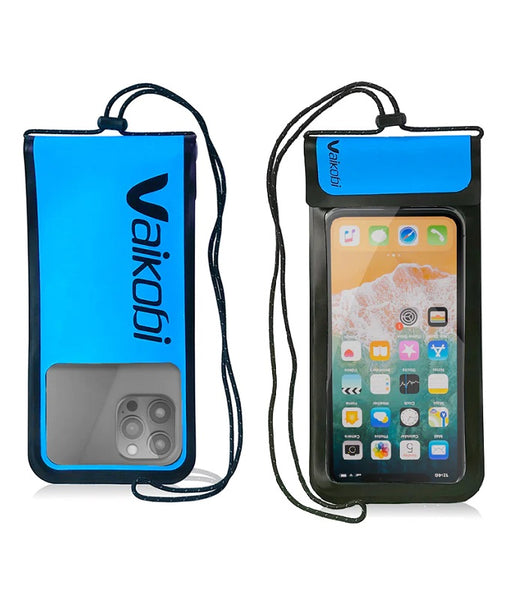 Vaikobi - Waterproof phone case - Cyan Blue