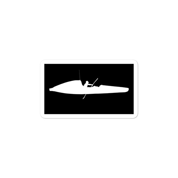 Ocean Kayak - Bubble-free stickers - B&W