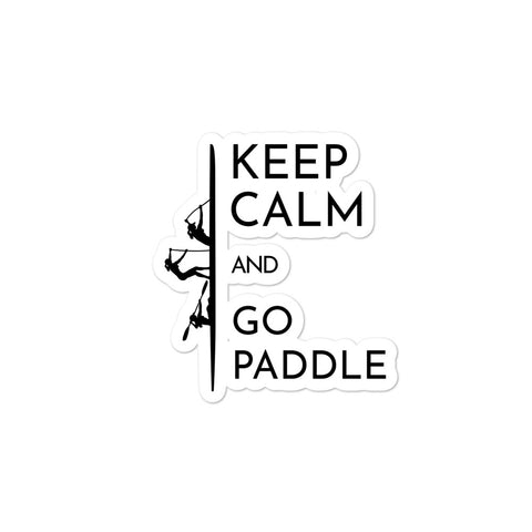 Multi craft Bubble-free stickers - women go paddle