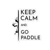 Multi craft Bubble-free stickers - women go paddle