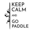 Multi craft Bubble-free stickers - women go paddle