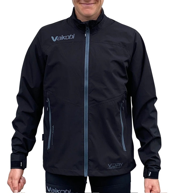 Vaikobi - V-Dry Performance Lightweight Zip Jacket - Unisex - Black