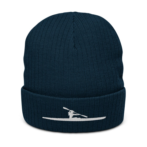 Surfski - Ribbed knit beanie - Woman