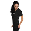 Surfski Short Sleeve V-Neck T-Shirt - black - woman