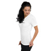 T-shirt col V manches courtes multi craft - blanc - femme