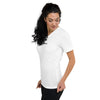 Surfski Short Sleeve V-Neck T-Shirt - white - woman