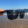 Vaikobi - Viento Polarized Sunglasses - Black/Smoked